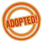 adopted stamp graphic